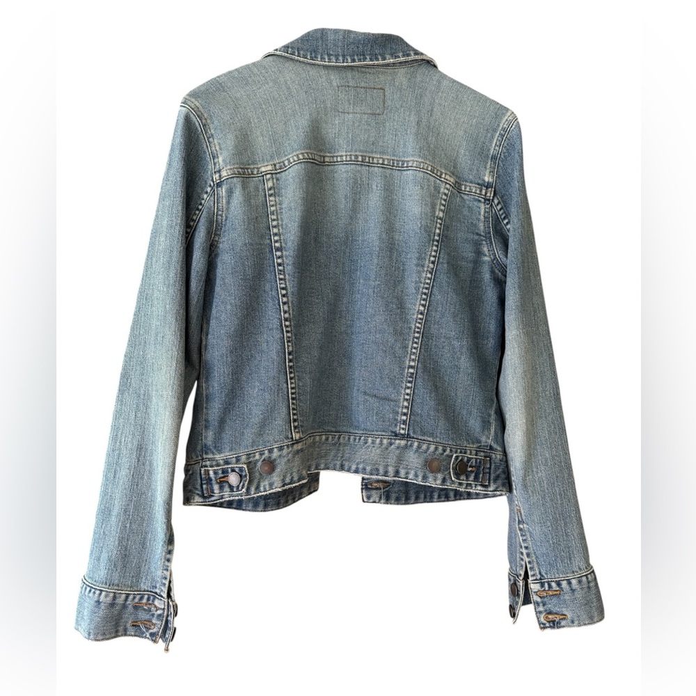 Calvin Klein Vintage Stonewash‎ Denim Jean Jacket. Women’s Large. Light Blue. - Picture 5 of 5